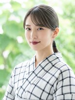 と和 巣鴨 【大人女性の浴衣ヘア】崩れない上品タイトローポニー