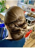 お呼ばれヘアセット♪