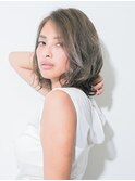 透明感◎外国人風マーメイドアッシュハニーヘア