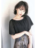 オーロ(ORO) 前髪耳かけアンニュイ大人ボブ