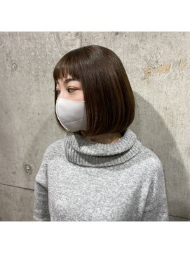 ルート(root) ナチュラルストレートショートボブ