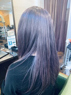 ヘアメイク オブジェ(hair make objet) 寒色カラー