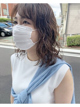 ヘアー アイス 御器所本店(HAIR ICI) ミディアムパーマ
