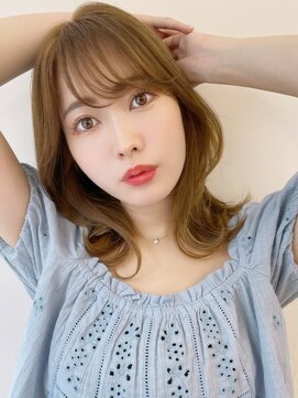 ベイルーム(BAYROOM by HONEY omotesando) 【BAYROOM】ふんわりくびれレイヤー×ウッドベージュ