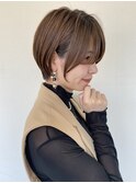 イメチェン/外ハネボブ/ワイドバング/ブルーブラック/美髪