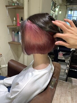 シェリー(cherie) ボブ×インナーピンク