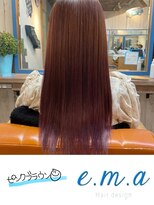 エマヘアデザイン(e.m.a Hair design) ピンクブラウン