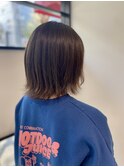 10代/20代★外ハネ×アッシュグリーン