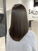 サロウィン 池袋(SALOWIN)&nbsp;美髪縮毛矯正 × ブリーチなしオリーブベージュ #079