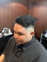 ブルズカット(BULLS CUT)&nbsp;スキンフェードサイドバック×癖活かし