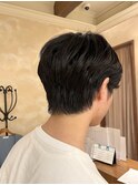 韓国風マッシュショート 韓国マッシュ ニュアンスパーマショート