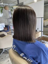 パースラヴ(PERS'LOV)&nbsp;切りっぱなしボブ/ハイライト/グレージュカラーくすみカラー