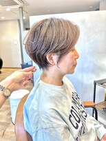 ヘイリー(HAILEY)&nbsp;【大人ショートカット】ひし形ショートボブ前髪あり20代30代40代