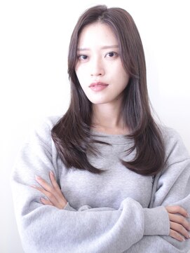 リメル 奥沢自由が丘店(Remel) 韓国ワンホンレイヤー大人ガーリー内巻きカール/自由が丘