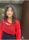 クリープパーマ/パーマ/大きめハードパーマ/海外風ヘア/表参道