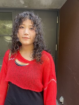 ナループロアオハナ(Nalu pu loa ohana) クリープパーマ/パーマ/大きめハードパーマ/海外風ヘア/表参道