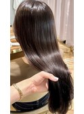 美髪ストレート/チョコブラウン【cher西宮北口：MAYA】