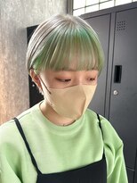 タイドヘアー 高槻店(TIDE HAIR)&nbsp;ショートカット×デザインカラー