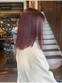 ボルドーヘアカラー