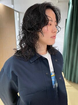 ヘン(hen) 【心斎橋hen】ウルフパーマ ウルフカット レイヤーカット