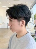 昭和町メンズフェザーパーマニュアンスパーマフェザーショート