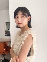 ガーデンヨコハマエスト(GARDEN YOKOHAMA est)&nbsp;ミニウルフ　卵型　黒髪　レイヤー