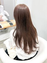 ノエシキカ(noe sikika)&nbsp;ホワイトグレージュ/デジタルパーマ/チェリーブラウン/栄l48