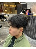 フェザーショートメンズカット