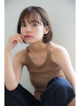 エル 横浜(eL) デザインカラー グランマッシュ フェイスフレーミング暗めカラー