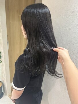 ニカ ボーテ(Nika beaute) 顔周りカット小顔似合わせカット アッシュブラウン