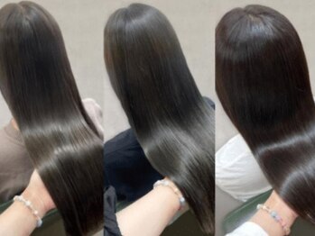 アンジュール 荒田店(UNJOUR.)の写真/【縮毛矯正】最上級のPREMIUMストレート・艶髪ストレートでワンランク上の縮毛矯正を◎