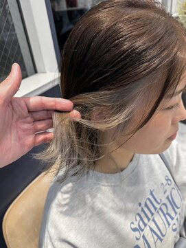 黒髪カタログ/クラゲヘアー/オリーブグレー/南越谷