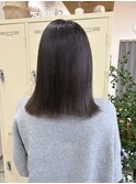 似合わせカット+透明感カラー