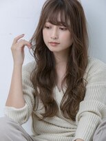 リソラ 池袋(LiSora)&nbsp;ミルクティーブロンド/デジタルパーマ/ダークブルー[池袋]