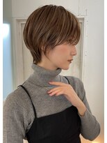 トリコ アヴェダ ららテラス北綾瀬(tricot AVEDA) ショートヘア/ショート/丸みショート/ハイライトカラー