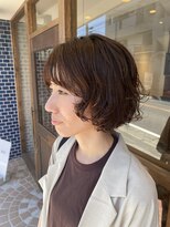 ベンジー 福間(benji) 外国人癖毛風ボブパーマ
