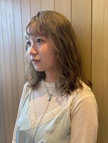 ブクレット(Bouclettes)&nbsp;ミディアムパーマ/ケアブリーチ/ベージュ