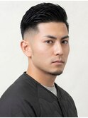 渋めかっちり爽やかハイフェードスタイル