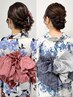 【持ち込み浴衣着付け＋ヘアセット】￥10450→7900