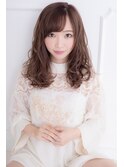 ピンクブラウン×ウェーブ【Lapista池袋】
