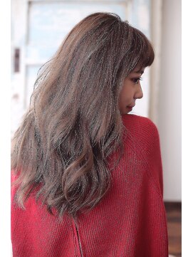 ラフィス ヘアー コタ 明石店(La fith hair cota) グレージュピンク☆秋冬色気ロングスタイル