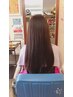 カット+カラー+水素トリートメント+マイクロバブル¥19800~uptogloss