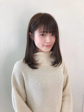 マノンヘアーデザイン(manon hair design..) 白髪染め対応◎ベージュカラー◎カタチも綺麗に☆