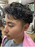 メンズショートパーマ