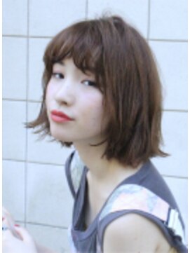 ブークル(boucle) 切りっぱなし外ハネボブ