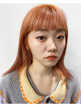 レコ 渋谷(LECO) ピーチ、オレンジ、ハイトーン