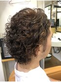 スパイラルパーマ