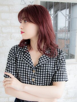 ヘアアンドリラクゼーション シャッセ(Hair&Relaxation SASE) レッドピンクカラー