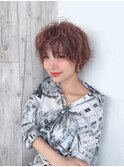 20代30代40代大人かわいいゆるふわ愛され束感ショートパーマ