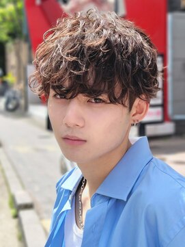 フィフス 原宿(fifth) 波巻きスパイラルパーマツーブロックマッシュ